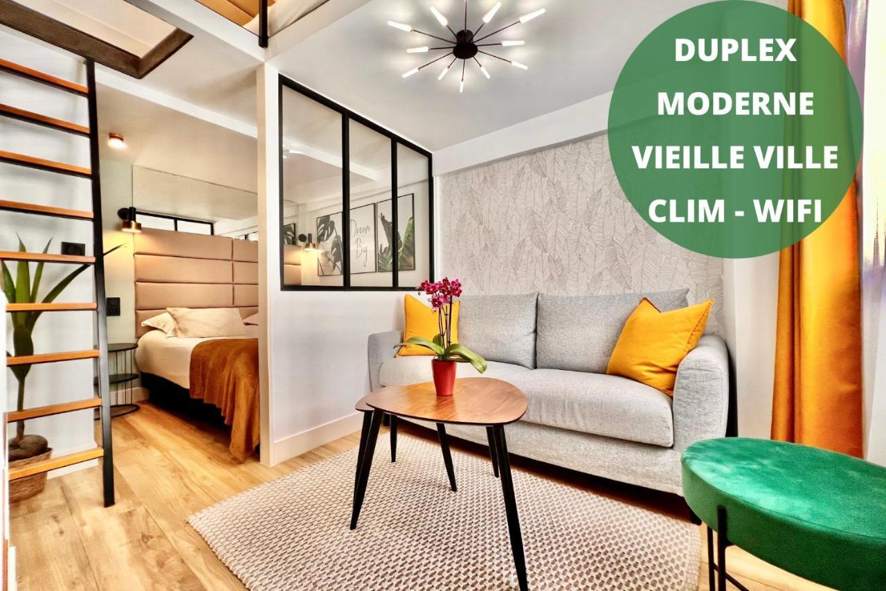 Duplex Le Gesu - Heart Of Old Town - Modern - Wifi - Clim Apartment Nice Ngoại thất bức ảnh